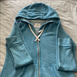 Nollie heather blue zip hoody
